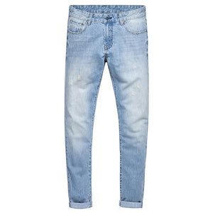 HEE GRAND 2017 New Spring Man Regular Cotton Jeans Men Casual Full Pants Hombres Pantalones Vaqueros MKN912