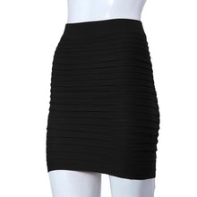 Load image into Gallery viewer, JECKSION Skirts Womens High Waist Womens Short Skirt 2016 Fashion Solid Elastic Pleated Package Hip Skirt For Lady #LN