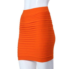 Load image into Gallery viewer, JECKSION Skirts Womens High Waist Womens Short Skirt 2016 Fashion Solid Elastic Pleated Package Hip Skirt For Lady #LN