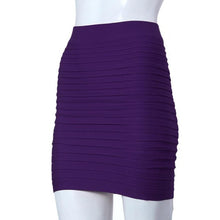 Load image into Gallery viewer, JECKSION Skirts Womens High Waist Womens Short Skirt 2016 Fashion Solid Elastic Pleated Package Hip Skirt For Lady #LN