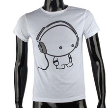 Load image into Gallery viewer, JECKSION 2016 Fashion Men Boy High Quality Camisetas Tees Short Sleeve O-Neck Earphone T Shirt Men Clothes Camisa Masculina #LYW
