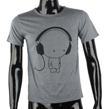 Load image into Gallery viewer, JECKSION 2016 Fashion Men Boy High Quality Camisetas Tees Short Sleeve O-Neck Earphone T Shirt Men Clothes Camisa Masculina #LYW