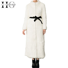 Load image into Gallery viewer, HEE GRAND Winter Jackets Faux Fox Mink Fur Coat Women Luxury X-Long Fake Fur Warm Outwears Mujer Female Faux Fur Parkas WWD308
