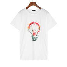 Load image into Gallery viewer, Men Boy Plus Size Print Tees Shirt Short Sleeve Cotton T Shirt Blouse Tops