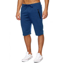 Load image into Gallery viewer, New 2018 Summer Men&#39;s Knee Length Drawstring Shorts Casual Joggers Bodybuilding Gyms-clothing shorts Men Bermuda masculina