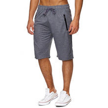 Load image into Gallery viewer, New 2018 Summer Men&#39;s Knee Length Drawstring Shorts Casual Joggers Bodybuilding Gyms-clothing shorts Men Bermuda masculina