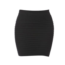 Load image into Gallery viewer, Womens Elastic Pleated High Waist Package Hip Short Skirt Fashion Sexy Female Clothing