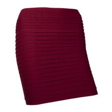 Load image into Gallery viewer, Womens Elastic Pleated High Waist Package Hip Short Skirt Fashion Sexy Female Clothing