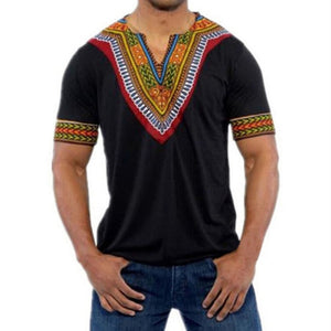 Africa Clothing Traditional African Dashiki Maxi Man's T-shirt Summer Man Clothes Man Tribal Poncho Mexican Ethnic Boho Tops