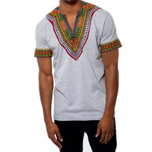 Load image into Gallery viewer, Africa Clothing Traditional African Dashiki Maxi Man&#39;s T-shirt Summer Man Clothes Man Tribal Poncho Mexican Ethnic Boho Tops