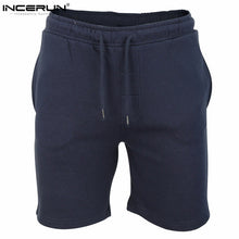 Load image into Gallery viewer, INCERUN Summer Beach Shorts Men 2018 Casual Jogger Bermudas hombre Gyms Plain Mens Fitness Workout Short homme