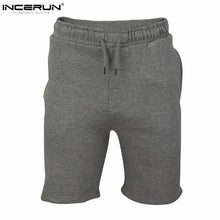 Load image into Gallery viewer, INCERUN Summer Beach Shorts Men 2018 Casual Jogger Bermudas hombre Gyms Plain Mens Fitness Workout Short homme