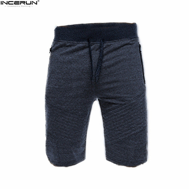 INCERUN 2018 Men Sporting Beaching Shorts Trousers Cotton Bodybuilding Fitness Shorts Men Sweatpants Joggers Gyms Men Shorts 2XL