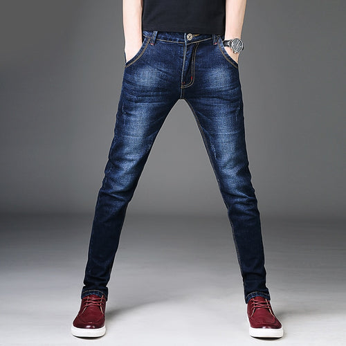 Men's Denim Pant Casual Jeans Male jean streetwear Blue Mens Skinny Jeans Man 2018 New Men Jeans Pants Slim Fit Stretch Trousers