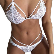 Load image into Gallery viewer, Sexy Lace Underwear   Underpant Hollow out Transparent Bras Girl Sexy Underwear