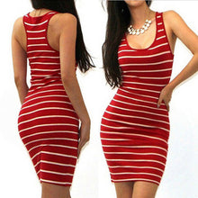 Load image into Gallery viewer, Sexy Women Bandage Bodycon Sleeveless Evening Party Short Mini Dress
