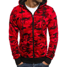 Load image into Gallery viewer, Autumn Winter Tacksuit Male Camo Men&#39;s Sweatshirts Hoodies Long Sleeve Hoody Zipper Pockets Male Sweatshirt Masculino Joggers