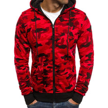 Load image into Gallery viewer, Autumn Winter Tacksuit Male Camo Men&#39;s Sweatshirts Hoodies Long Sleeve Hoody Zipper Pockets Male Sweatshirt Masculino Joggers
