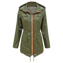 Load image into Gallery viewer, Women's Casual Coat Ladies Outdoor Slim Waist Waterproof Windproof Trench Fashion Outwear