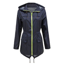 Load image into Gallery viewer, Women's Casual Coat Ladies Outdoor Slim Waist Waterproof Windproof Trench Fashion Outwear