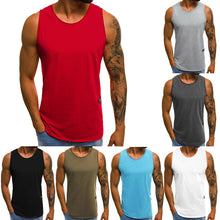 Load image into Gallery viewer, Fashion Personality Men&#39;s Summer Casual Slim Sleeveless T Shirt Top Blouse