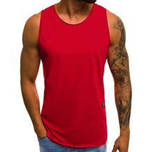 Load image into Gallery viewer, Fashion Personality Men&#39;s Summer Casual Slim Sleeveless T Shirt Top Blouse