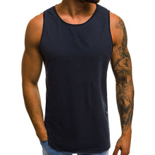 Load image into Gallery viewer, Fashion Personality Men&#39;s Summer Casual Slim Sleeveless T Shirt Top Blouse