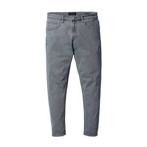 SIMWOOD 2019 Spring Summer New Jeans Men Casual Slim Fit Ankle-Length Denim Pants Unfinished Hem Jeans Plus Size 180077