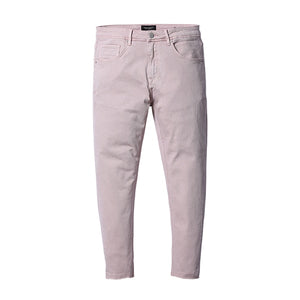 SIMWOOD 2019 Spring Summer New Jeans Men Casual Slim Fit Ankle-Length Denim Pants Unfinished Hem Jeans Plus Size 180077