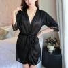 Load image into Gallery viewer, Womens Sexy Ice Silk Temptation Lingerie Sleepwear Pajamas Underwear Night Gown