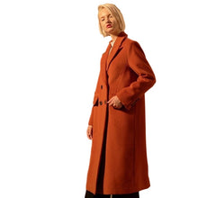 Load image into Gallery viewer, HDY haoduoyi  Classic Simple And Generous Temperament Double-Breasted Back Slit Ladies Wool Coat