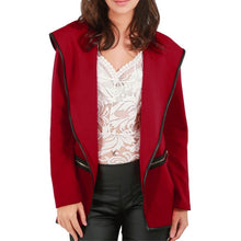 Load image into Gallery viewer, Women Hooded Zipper Coat Fashion Warm Outwear Female Long Sleeve Coats Ladies Autumn Winter Open Stitch