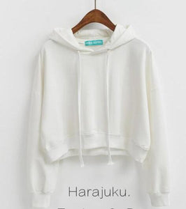 New Brand An Mo Yan Spring And Summer Women's Harajuku Hoodie Shorts Fashion Blue Pullover Sweet Style Sweatshirt Women Top