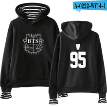 Load image into Gallery viewer, Streetwear Bts Hoodie Loose Shorts Style Women Sweatshirts With Letter Cute Female 5 Colors Hoodies Women Long Sleeves Moletoms