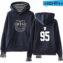 Load image into Gallery viewer, Streetwear Bts Hoodie Loose Shorts Style Women Sweatshirts With Letter Cute Female 5 Colors Hoodies Women Long Sleeves Moletoms