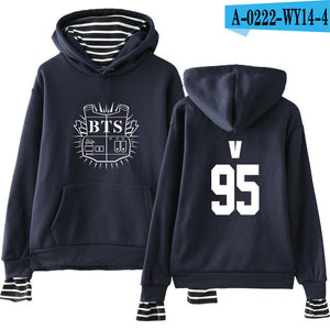 Streetwear Bts Hoodie Loose Shorts Style Women Sweatshirts With Letter Cute Female 5 Colors Hoodies Women Long Sleeves Moletoms